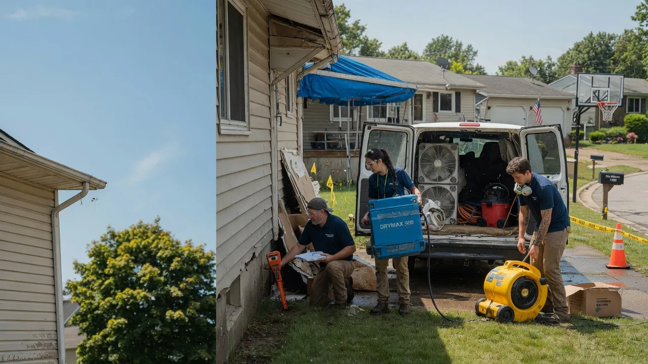 Ceiling Leak Cleanup in Buffalo, OH near me